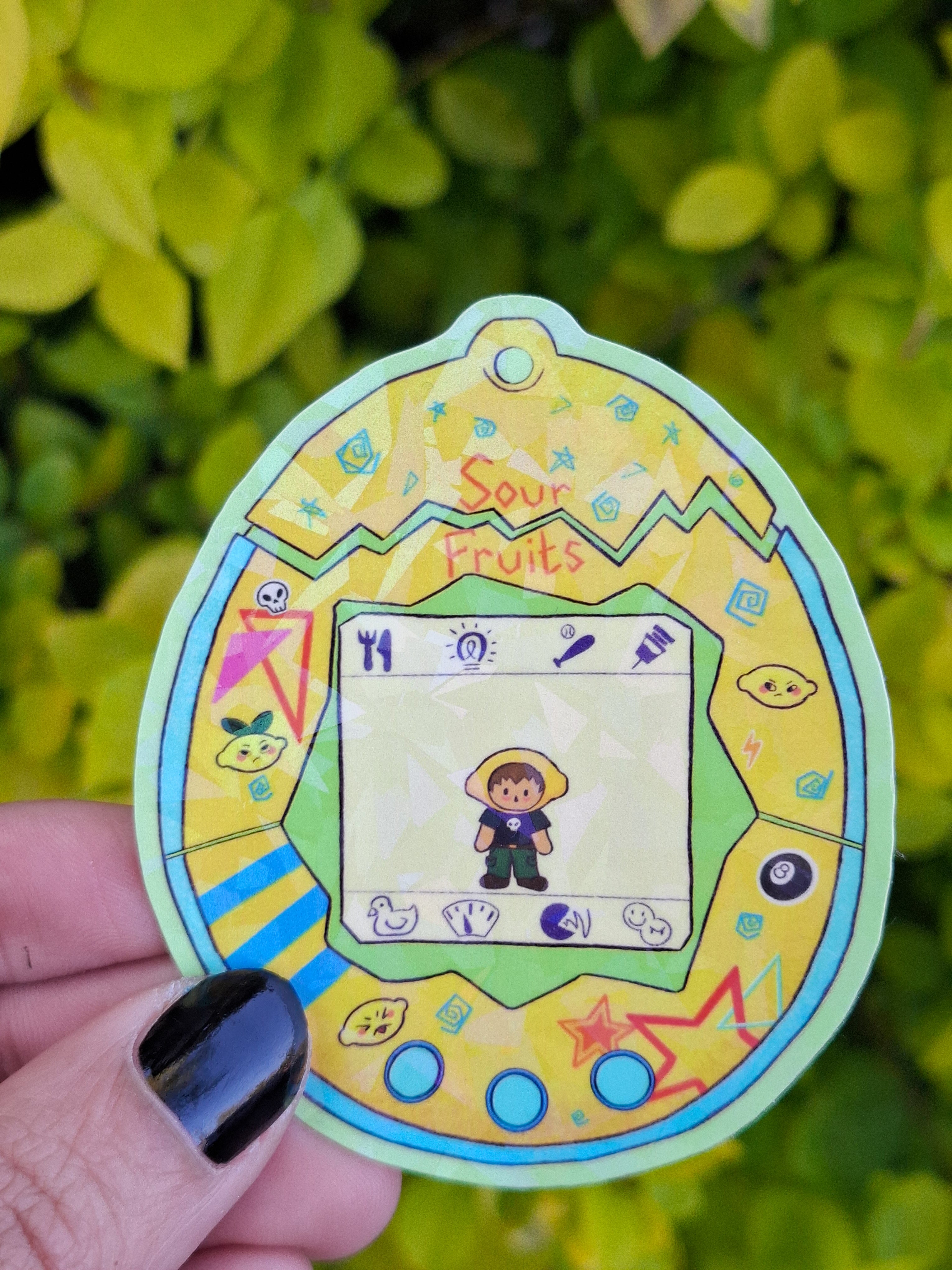Sour Face Sticker