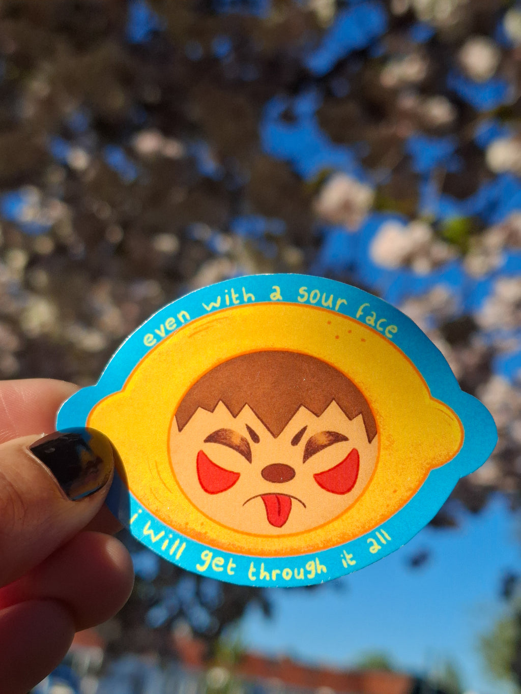 Sour Face Sticker