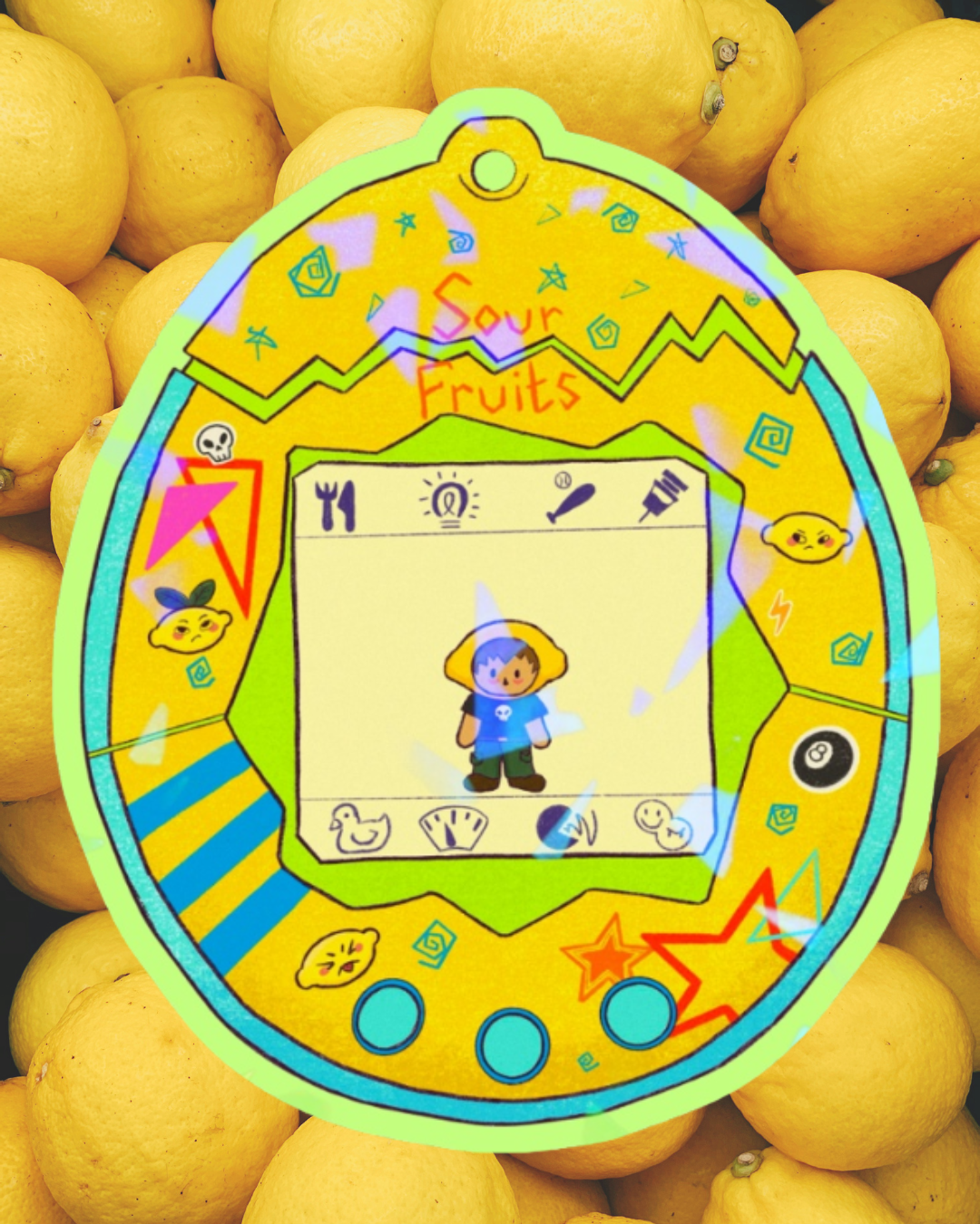 Sour Face Sticker
